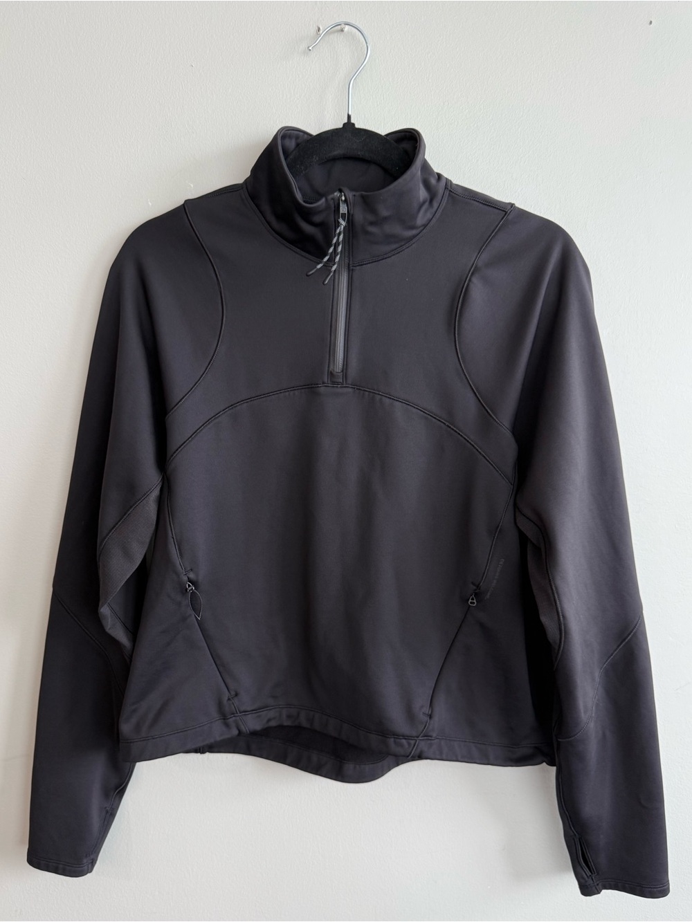 Lululemon Black Quarter-Zip Pullover fleece